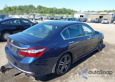 2016 Honda Accord Sport from USA, damaged, VIN 1HGCR2F68GA106048